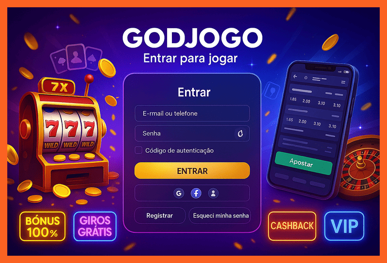 Não Perca tempo, o rRgistro na site GODJOGO